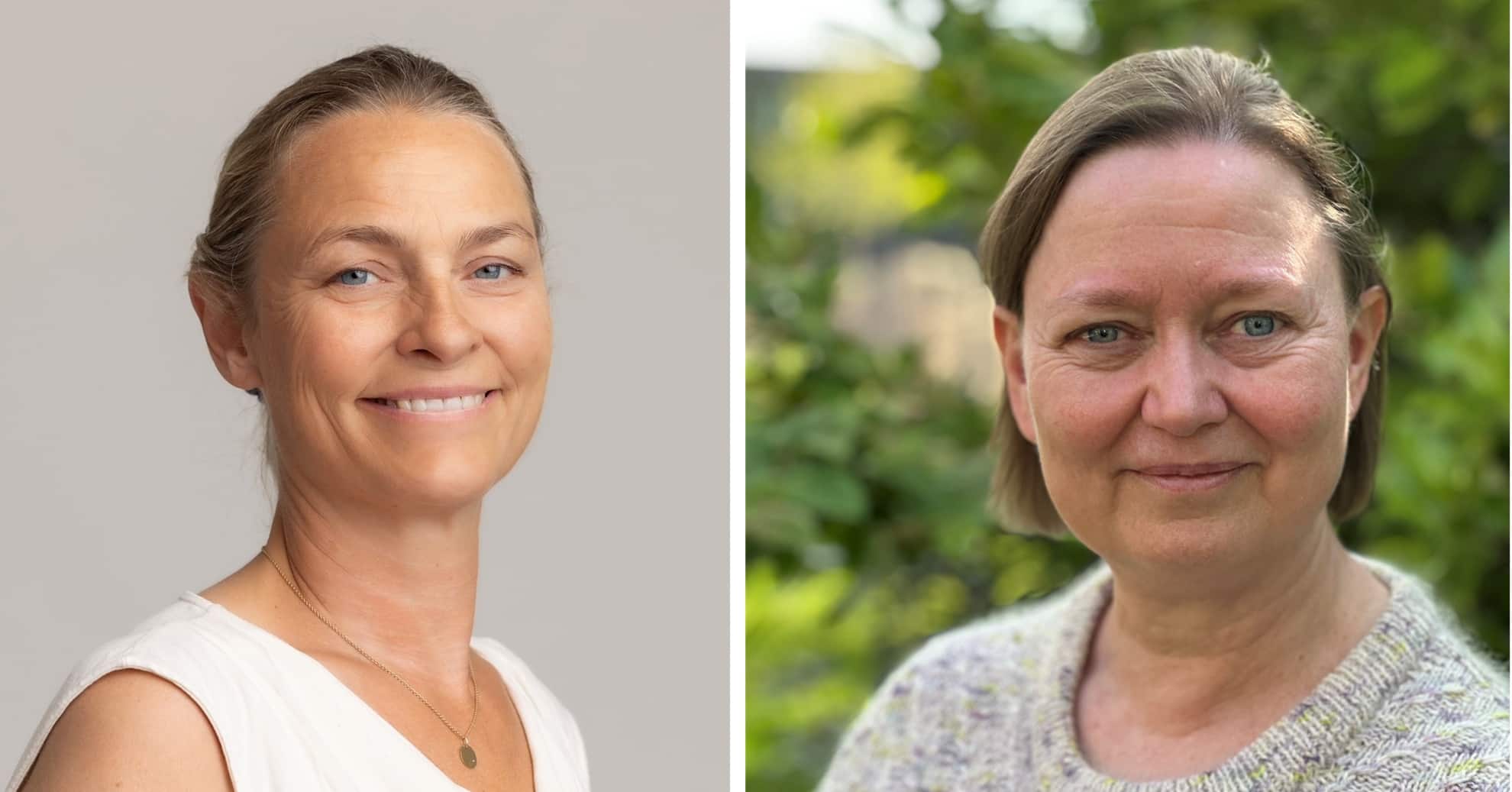 Overlæge Nanna Reiter og overlæge Dorte Palmqvist, begge fra Intensiv Afdeling, Bispebjerg Hospital. (Foto: Privat)