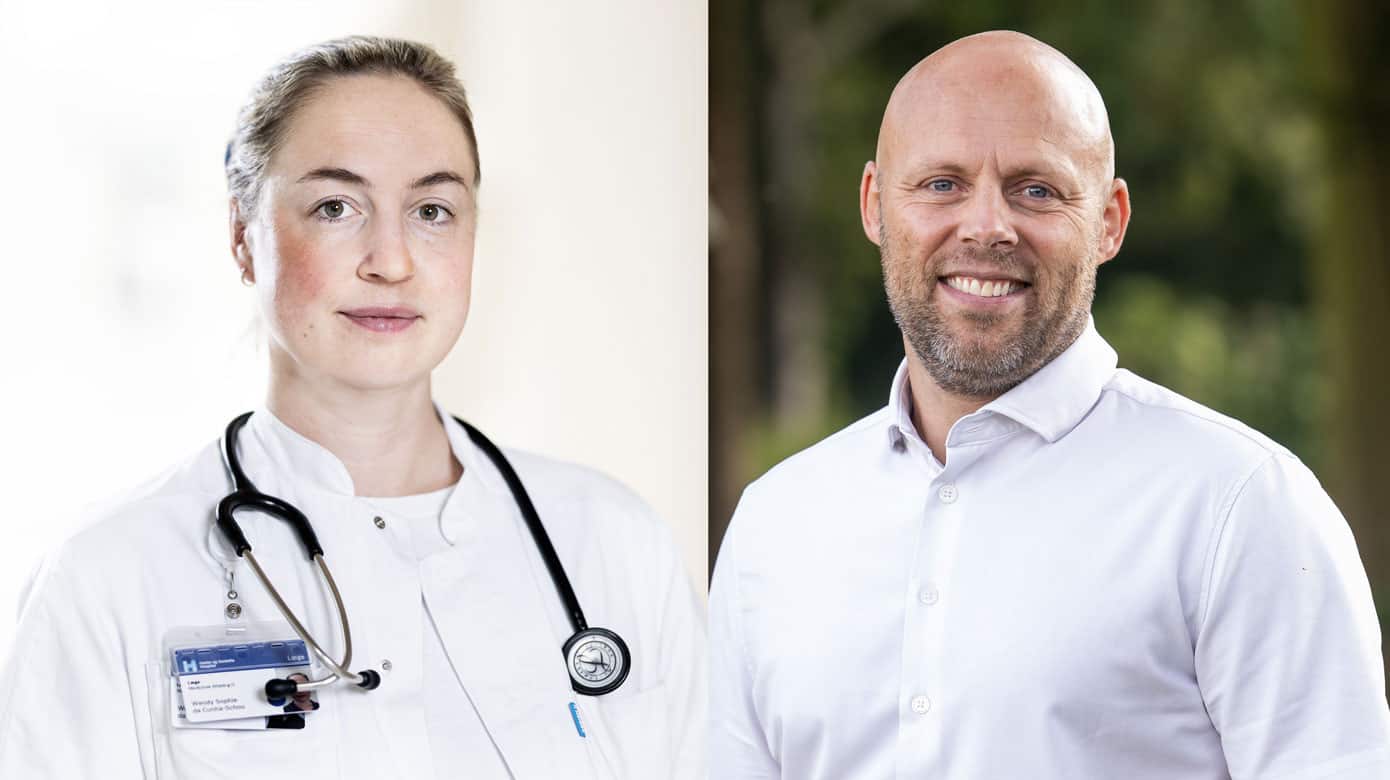 Ugeskrift for Læger har spurgt forperson Wendy Sophie Schou og formand Bjarne Hjaltalin, hvilke forventninger de har til den nye struktur. (Foto: Joachim Rode og Maria Tuxen Hedegaard)